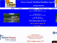 Tablet Screenshot of jerseygenesistriathlon.com